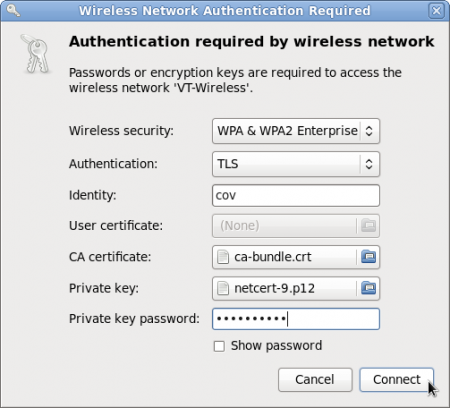 Wifi eap tls настройка